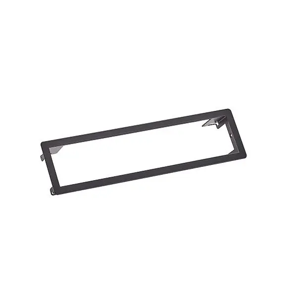 Produktfoto 1 von Einbaurahmen Power Frame für Steckdoseneinheit 4-fach schwarz RAL9005