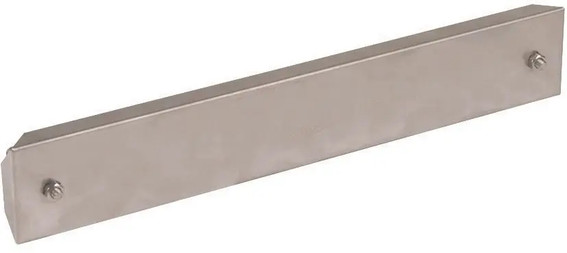 Produktfoto 1 von Abdeckung f. PA-Schiene Niro m. 8 Anschlüssen