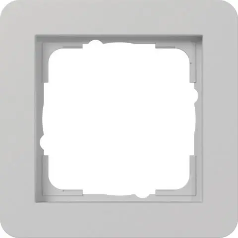 Produktfoto 1 von Abdeckrahmen 1f Gira E1 Grau m
