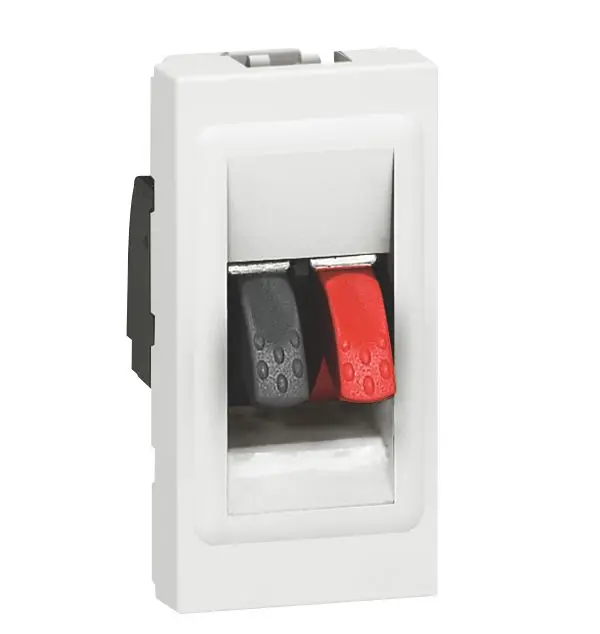 Produktfoto 1 von Mosaic Hi-Fi-Anschlusseinheit 1f.1-modulig Ultraweiß
