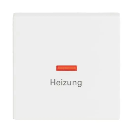 Produktfoto 1 von Abdeckung mit Aufdruck Heizung- Notschalter UP studioweiß