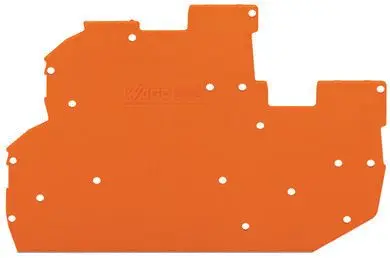 Produktfoto 1 von Abschluss- und Zwischenplatte,1 mm dick,orange