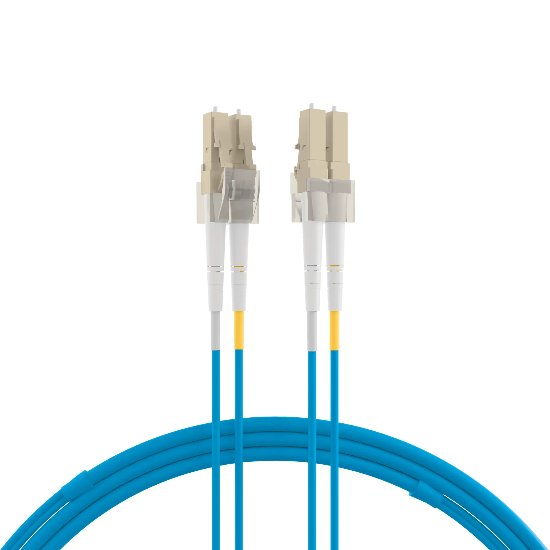 Produktfoto 1 von Duplex Jumper LC-LC 50/125µ 30m OM3 LSZH aqua