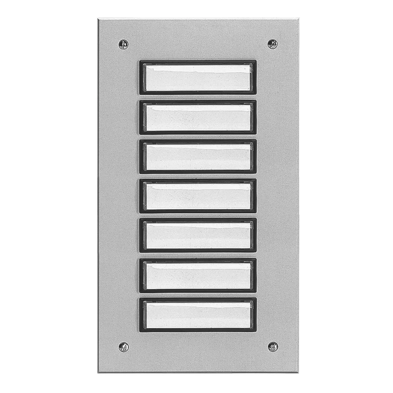 Etagenplatte Aluminium silber/elox.EV1 max.24V~(1,5A)/24V=(1,0A)