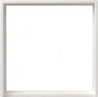 Produktfoto 1 von Adapterrahmen 50x50 quadratisch System 55 reinweiß matt