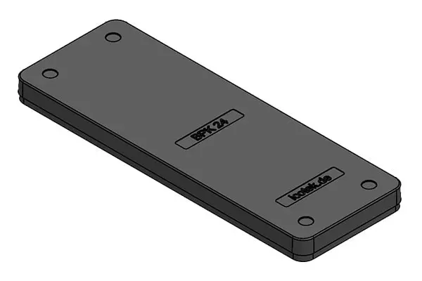 Produktfoto 1 von Blindplatte PP 148x53mm zum anschrauben
