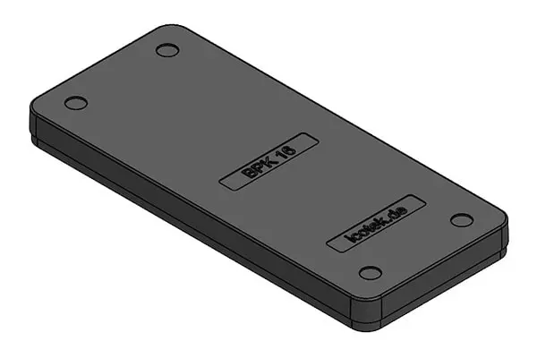Produktfoto 1 von Blindplatte PP 121x53mm zum anschrauben