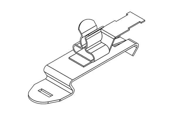 Produktfoto 1 von EMV Schirmklammer m.Zugentlastung
