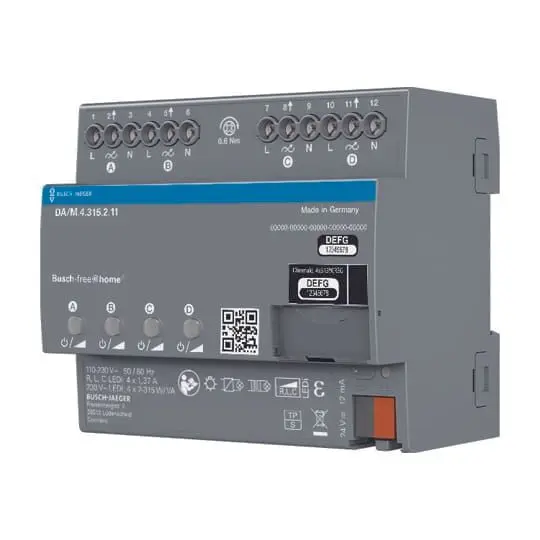 Produktfoto 1 von DA/M.4.315.2.11 Dimmaktor 4x315W, REG