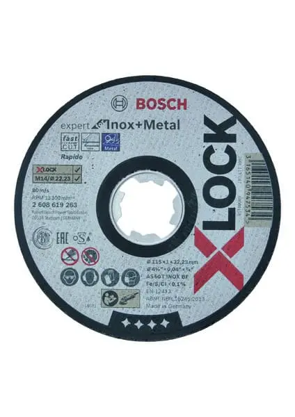 Produktfoto 1 von X-LOCK Trennsch.115X1mm INOX ger.