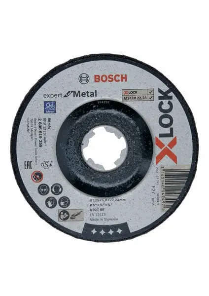 Produktfoto 1 von X-LOCK Schruppsch.125X6mm EfM gek.