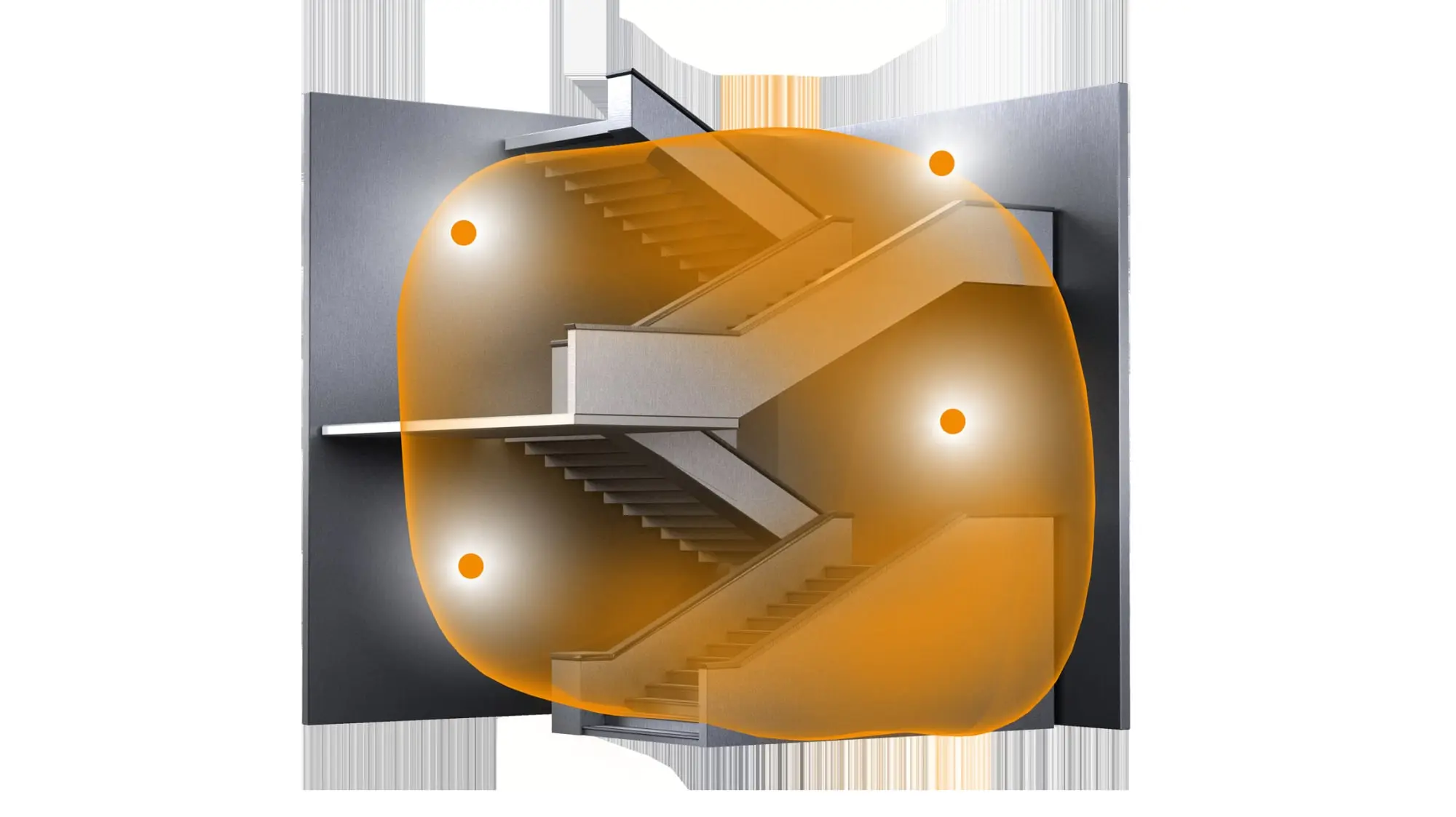 Sensor-LED-Innenleuchte RS PRO S30 SC PMMA, 25.8 W, 2747 lm, IP20 Mit
