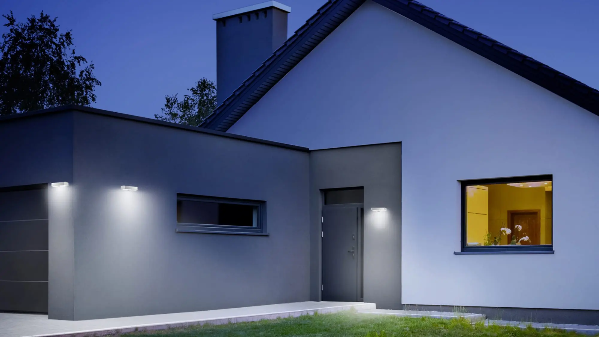 Produktfoto 1 von Solarleuchte XSolar SOL-O S, 1.5 W, 140 lm, silber, IP44 Mit Bewegungsmelder