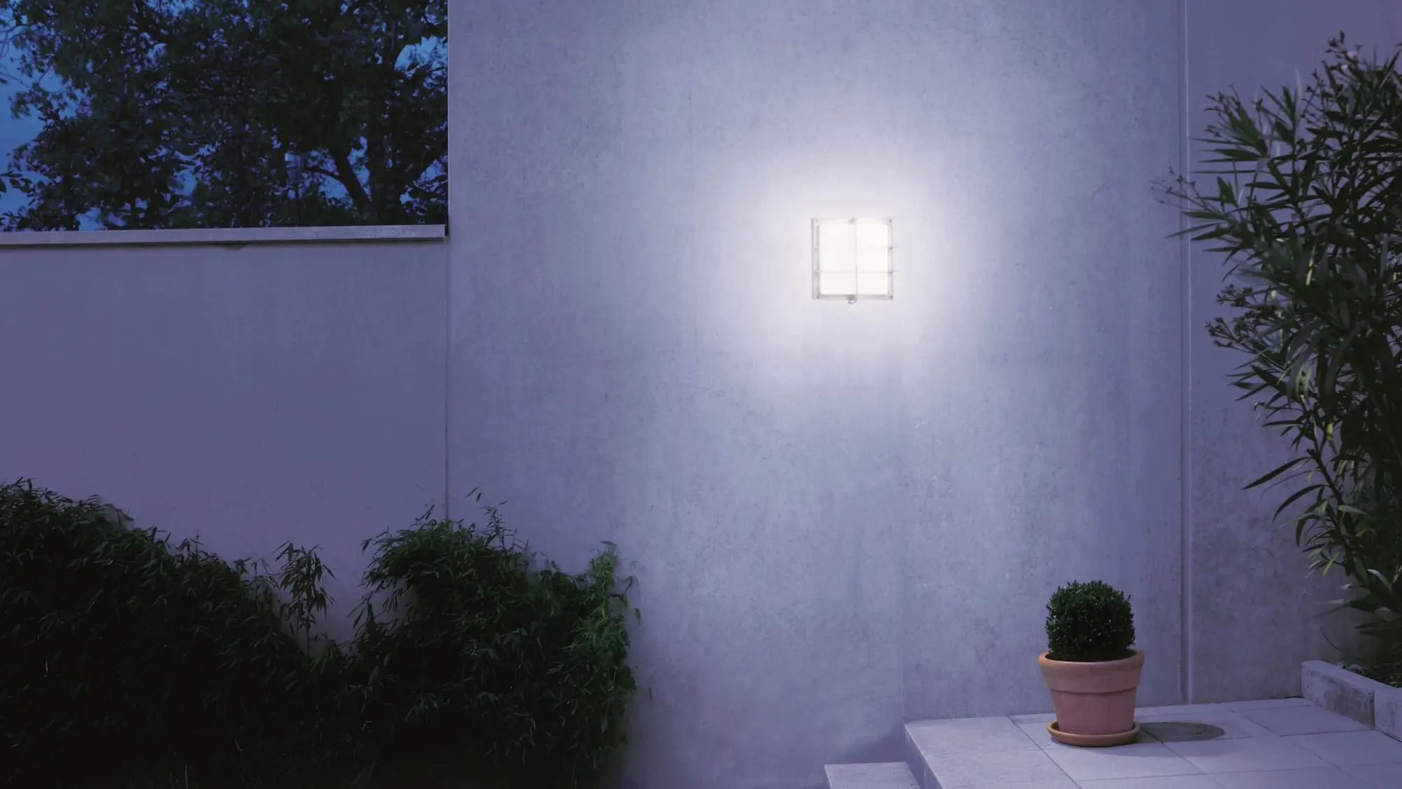 Produktfoto 1 von Sensor-LED-Außenleuchte 8.5 W, 576 lm, IP44 Mit Bewegungsmelder