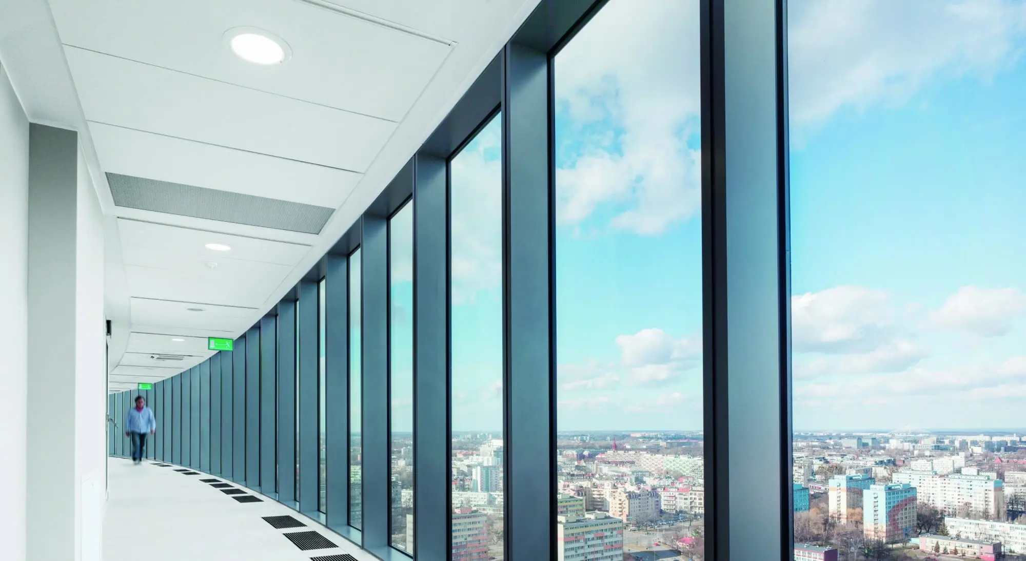 Produktfoto 1 von Präsenzmelder Ultraschall, Unterputz, IP20, 360° Reichweite max: 18 x 3 m (54