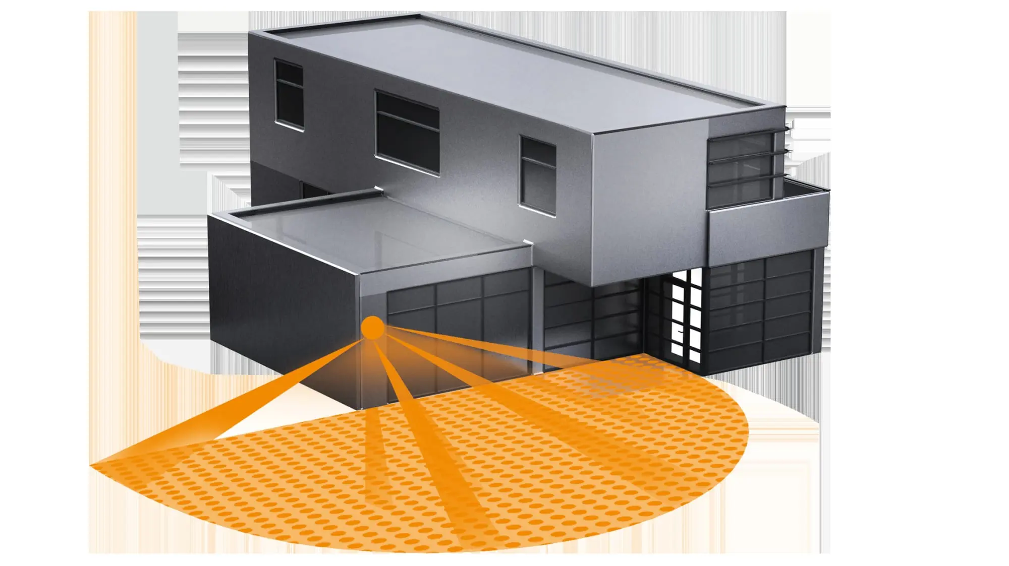 Produktfoto 1 von Bewegungsmelder IS 2180 ECO, Passiv Infrarot, Aufputz, IP54, weiß, 180°
