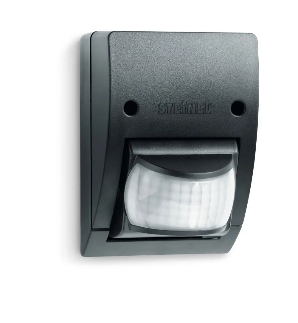 Produktfoto 1 von Bewegungsmelder IS 2160 ECO schwarz, Passiv Infrarot, Aufputz, IP54, 160°