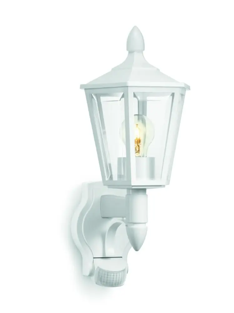 Produktfoto 1 von Sensor-Außenleuchte L 15 S weiß, 60 W, IP44 Mit Bewegungsmelder