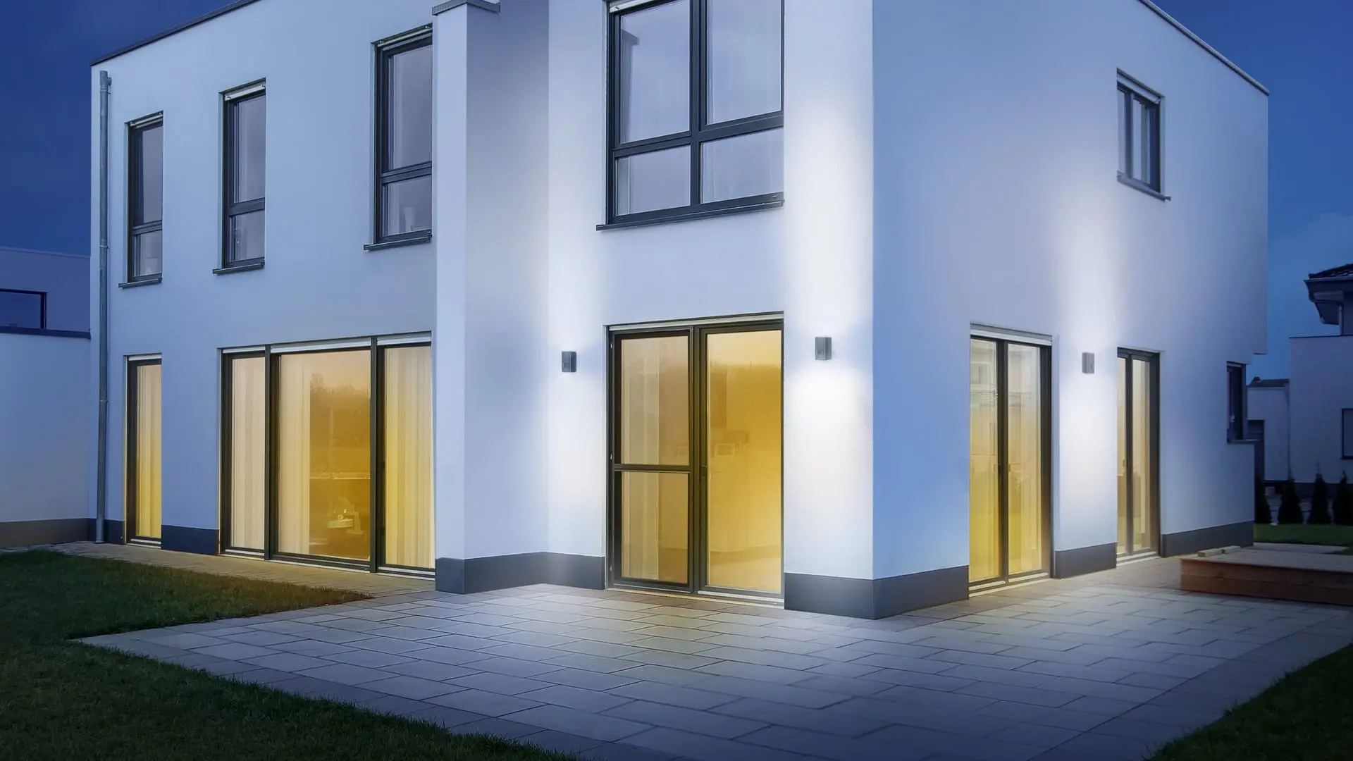 Produktfoto 1 von Sensor-LED-Außenleuchte 9.3 W, 457 lm, IP44 Mit Bewegungsmelder