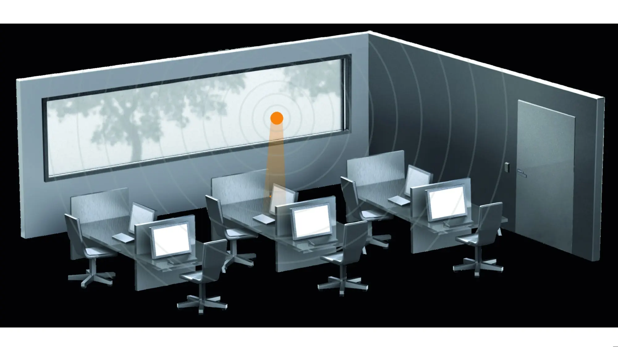 Produktfoto 1 von Dämmerungsschalter Light Sensor Dual KNX, Lichtsensor, Unterputz, rund, IP20