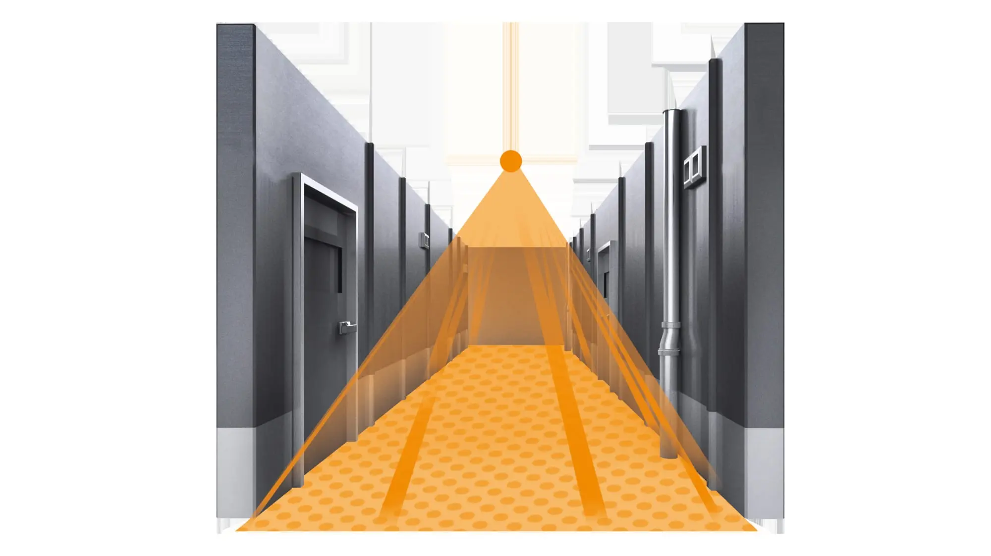 Produktfoto 1 von Bewegungsmelder IS 345 COM1, Passiv Infrarot, Aufputz, rund, IP54, 360°