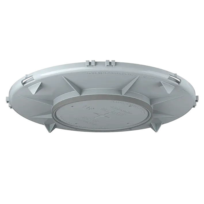Produktfoto 1 von Einbaugehäuse HaloX 180 Frontteil Deckenauslass D110mm f.Sichtbeton