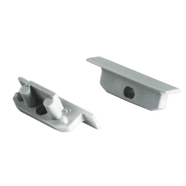 Produktfoto 1 von Endkappen-Set für Flügelprofil 53651 silber