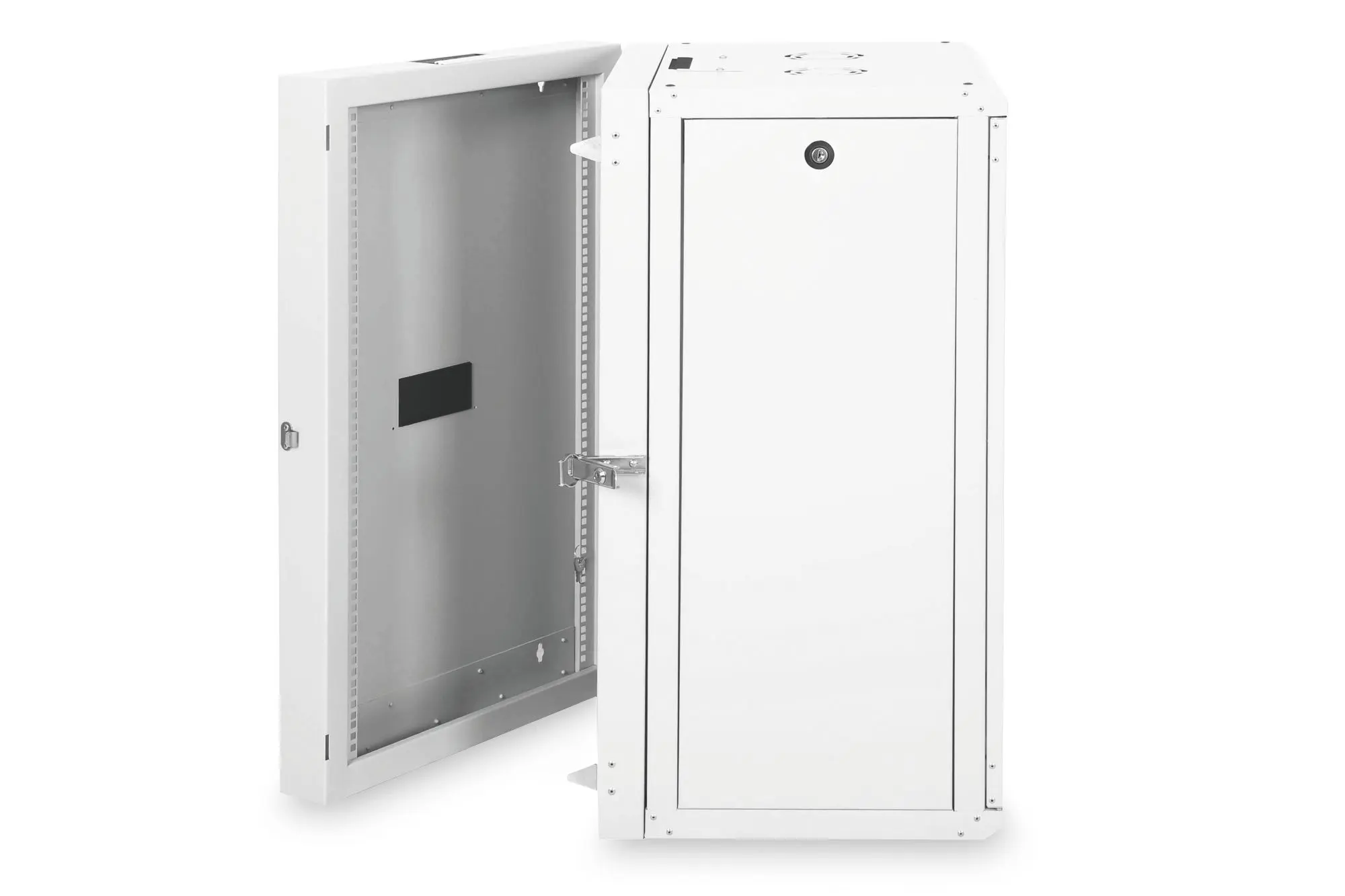 DIGITUS 20HE Wandgehäuse 998x600x600mm grau RAL7035 schwenkbar