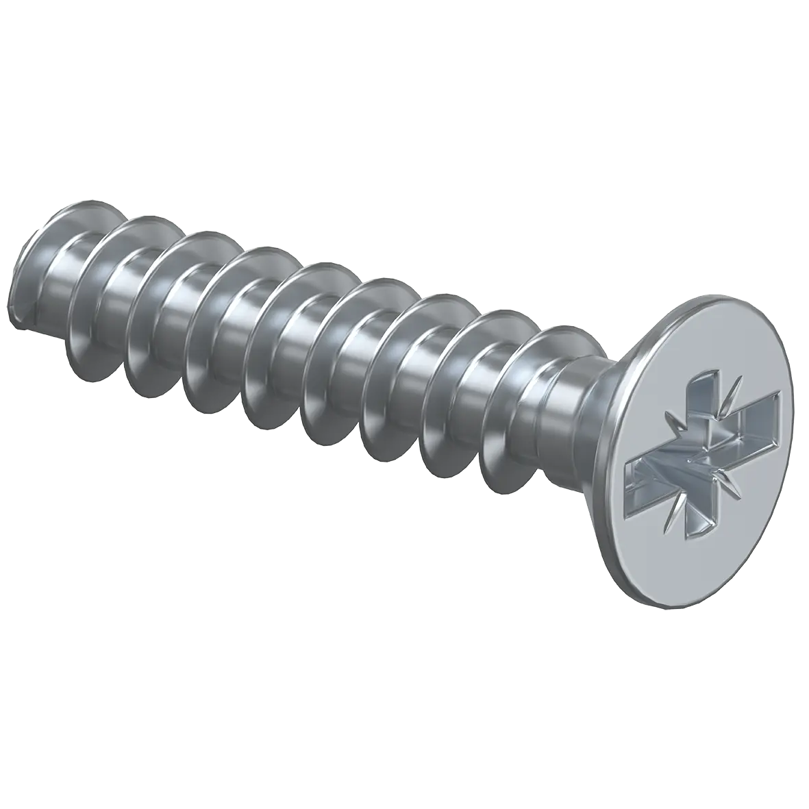 Produktfoto 1 von Geräteschraube PlusMinus Ø3,2x15mm gvz