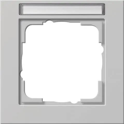 Produktfoto 1 von Abdeckrahmen 1f BSF Gira E2 Grau m