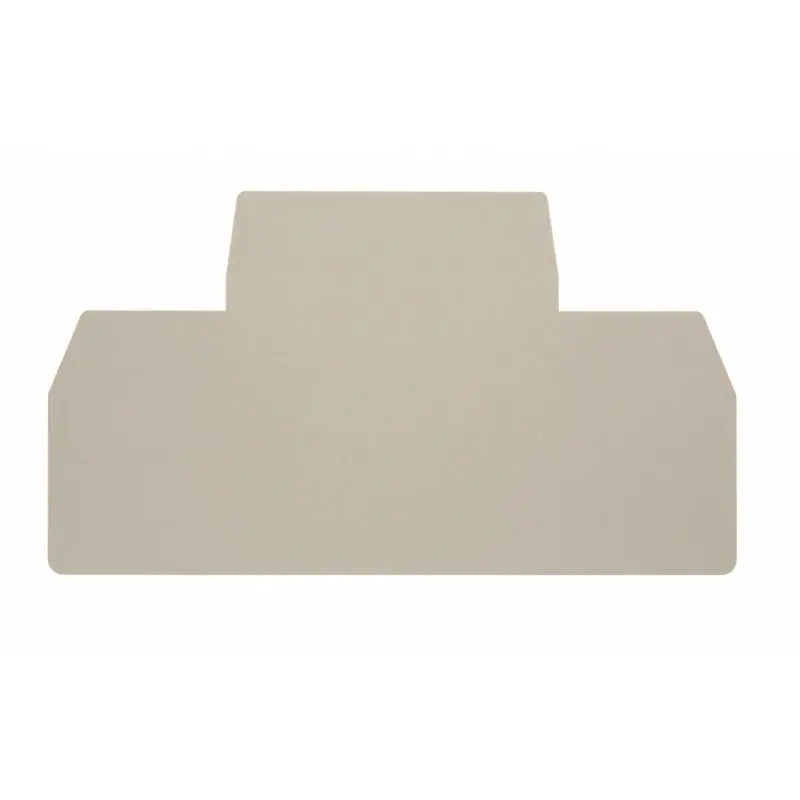 Produktfoto 1 von Abschlussplatte, Trennwand, dunkelbeige, 2 mm