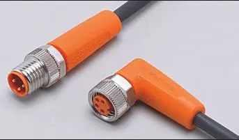 Produktfoto 1 von Verbindungskabel <50VAC 1,2m PUR Gehäuse TPU orange FKM IP65/67-69K