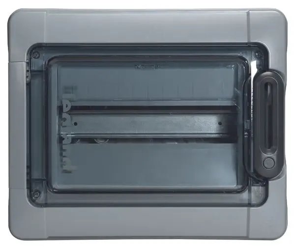 Produktfoto 1 von Feuchtraumverteiler Plexo³, AP, IP65-IK09, 1-reihig, 12 Module