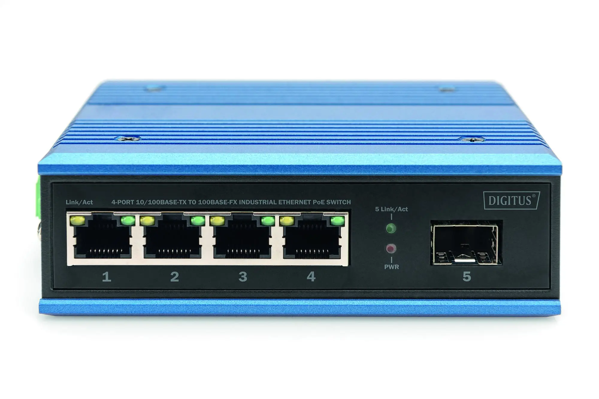 Produktfoto 1 von 4-Port 10/100Base-TX to 100Base-FX Industrial Ethernet Switch