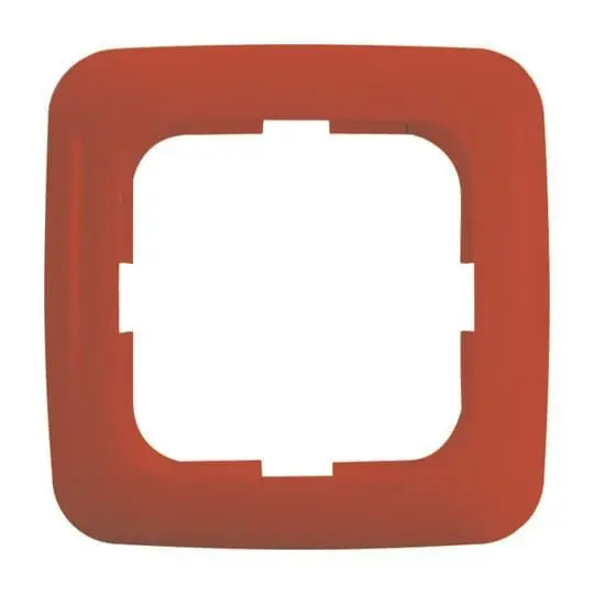 Produktfoto 1 von Abdeckrahmen, rot RAL 3020, SI/Reflex SI, Rahmen Reflex SI