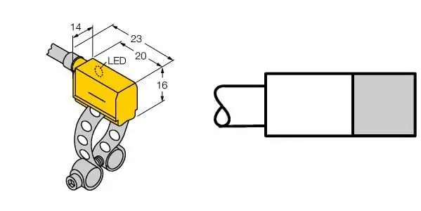 Produktfoto 1 von Magnetfeld-Sensor für Pneumatikzylinder