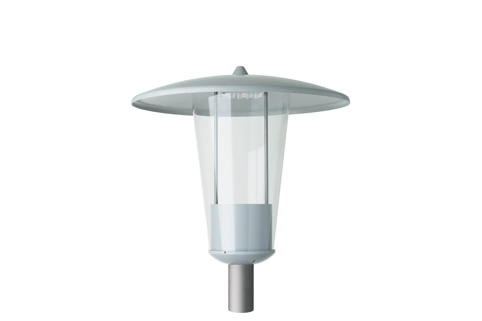 Produktfoto 1 von LED-Pilzleuchte, RETRO, 18 W, 2230 lm, SKII, IP54, asym-breitstr.,