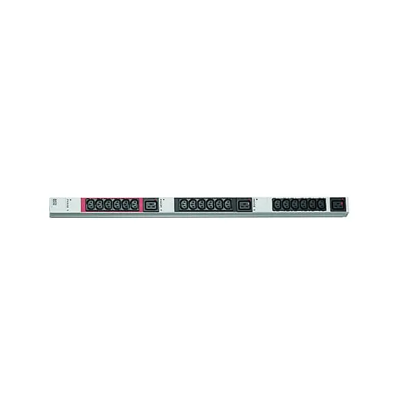 Produktfoto 1 von ALU 1HE 18xC13 3xC19 3ph Strom 3 16A rot