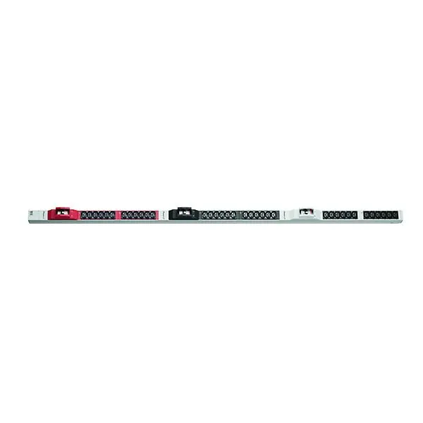 Produktfoto 1 von ALU 1HE 36xC13 3ph 6xLS C16A Strom 3 CEE 32A rot