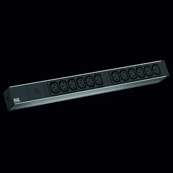 Produktfoto 1 von 19Z 1HE Steckdosenleiste 12x IEC320 C13 IEC C14 Stecker