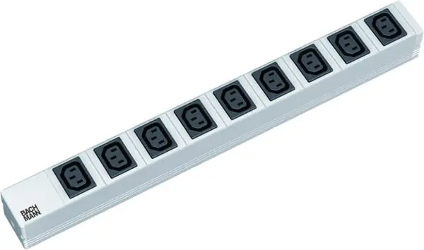 Produktfoto 1 von 19" 1HE 9xIEC Strom 2m Schuko