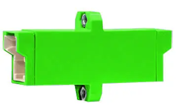 Produktfoto 1 von E2000 Kupplung, Singlemodenu. Multimode Keramikhülse, Kunststoffgehäuse blau