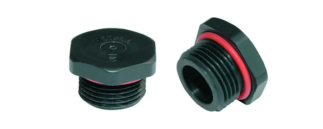 Produktfoto 1 von Verschlussschraube M25 Silikonkautschuk VMQ schwarz sechskant IP66