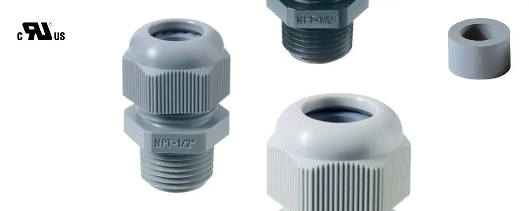 Produktfoto 1 von PERFECT Kabelverschraubung NPT 1z lichtgrau 12-20mm L18mm IP68