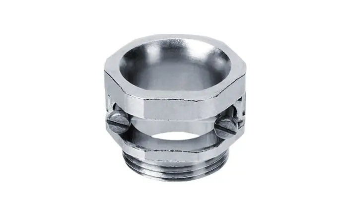Produktfoto 1 von FAVORIT Druckschraube M20 Messing sechskant m.Biegschutz -60-200°C