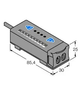 Produktfoto 1 von Opto Sensor, Lichtleiter-Sensor für Kunststofflichtleiter