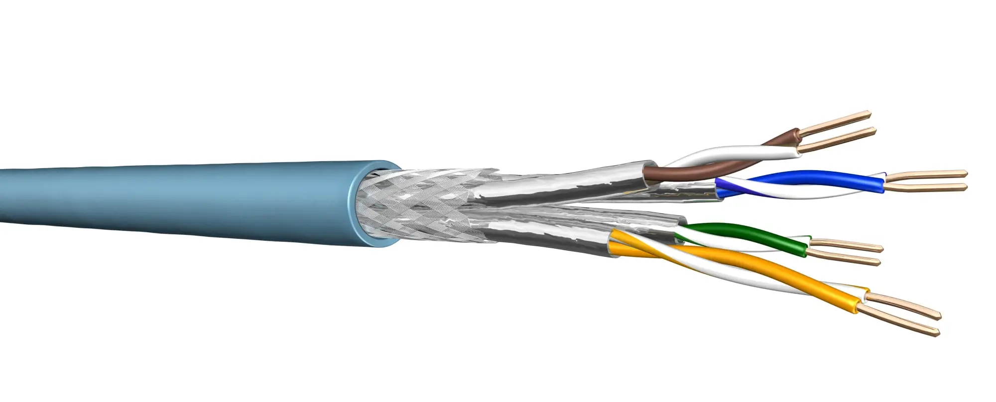 Produktfoto 1 von UC LR 10Gbit S/FTP 4P PE 1000DW Fca Tr 1000m