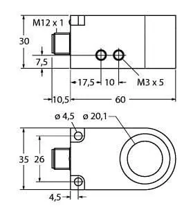 Produktfoto 1 von Induktiver Sensor Ringsensor