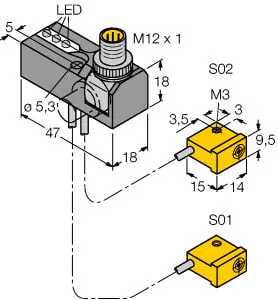 Produktfoto 1 von Induktiver Sensor Abfrageset für Pneumatikspanner