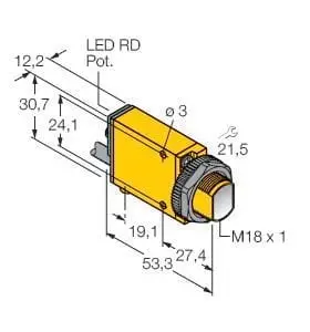 Produktfoto 1 von Opto Sensor Einweglichtschranke (Empfänger)